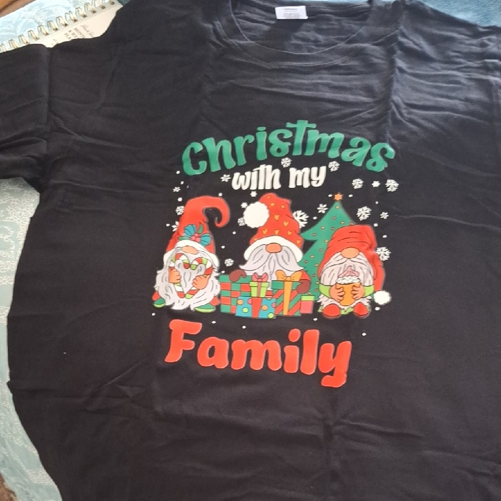 Christmas Family Black T-Shirt
